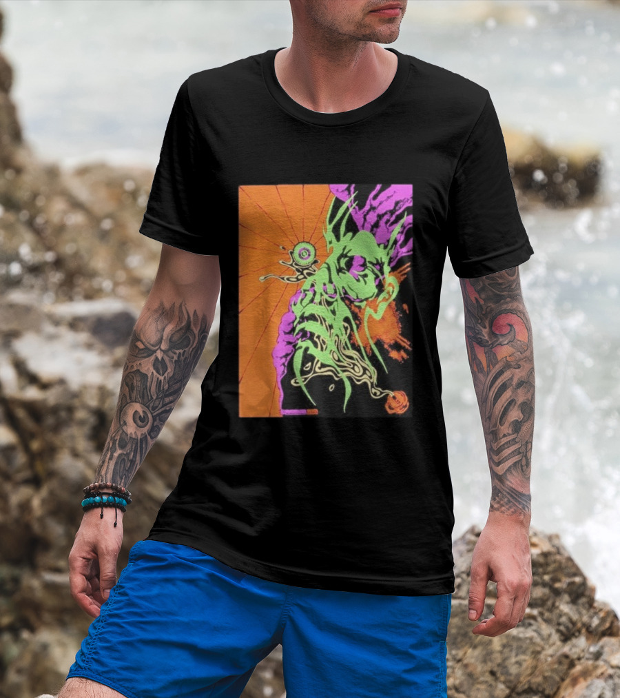 Viagra Boys Imploding Consciousness Psychedelic Creature Vortex T-Shirt
