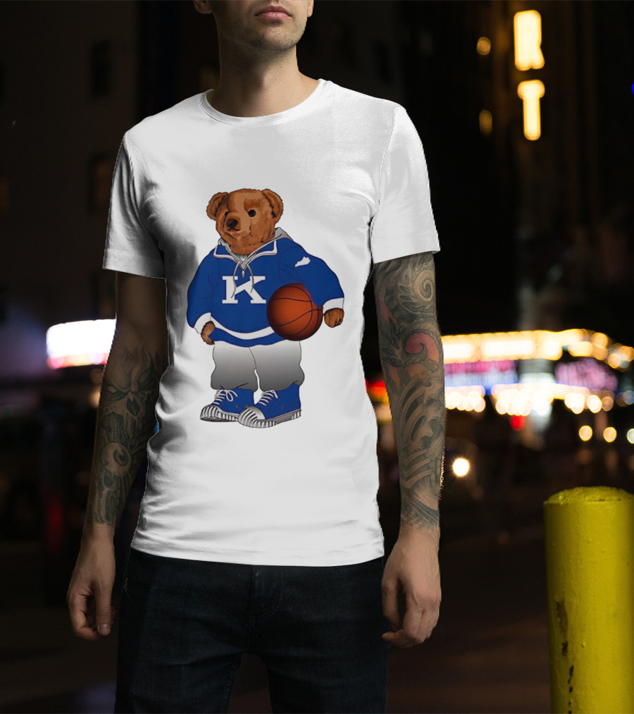 Kentucky Wildcats Polo Bear Basketball Lover NCAA Fan Apparel T-Shirt