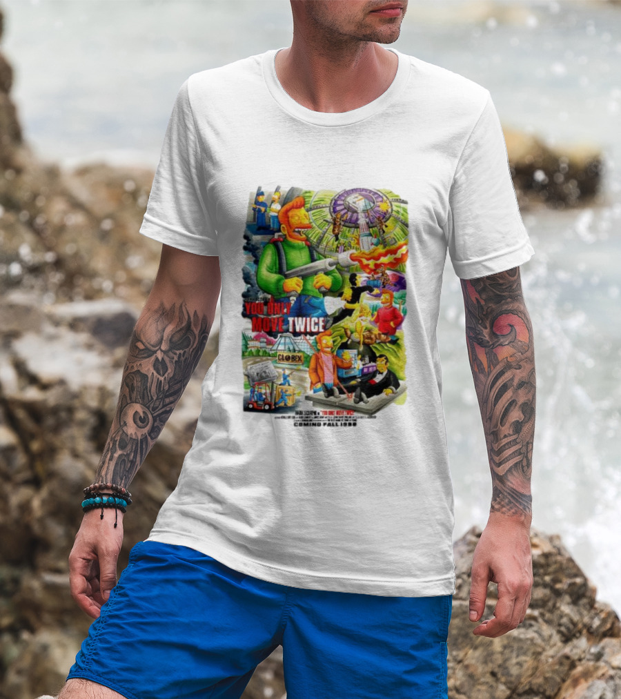 Hank Scorpio You Only Move Twice Globex Coming Fall 1996 T-Shirt