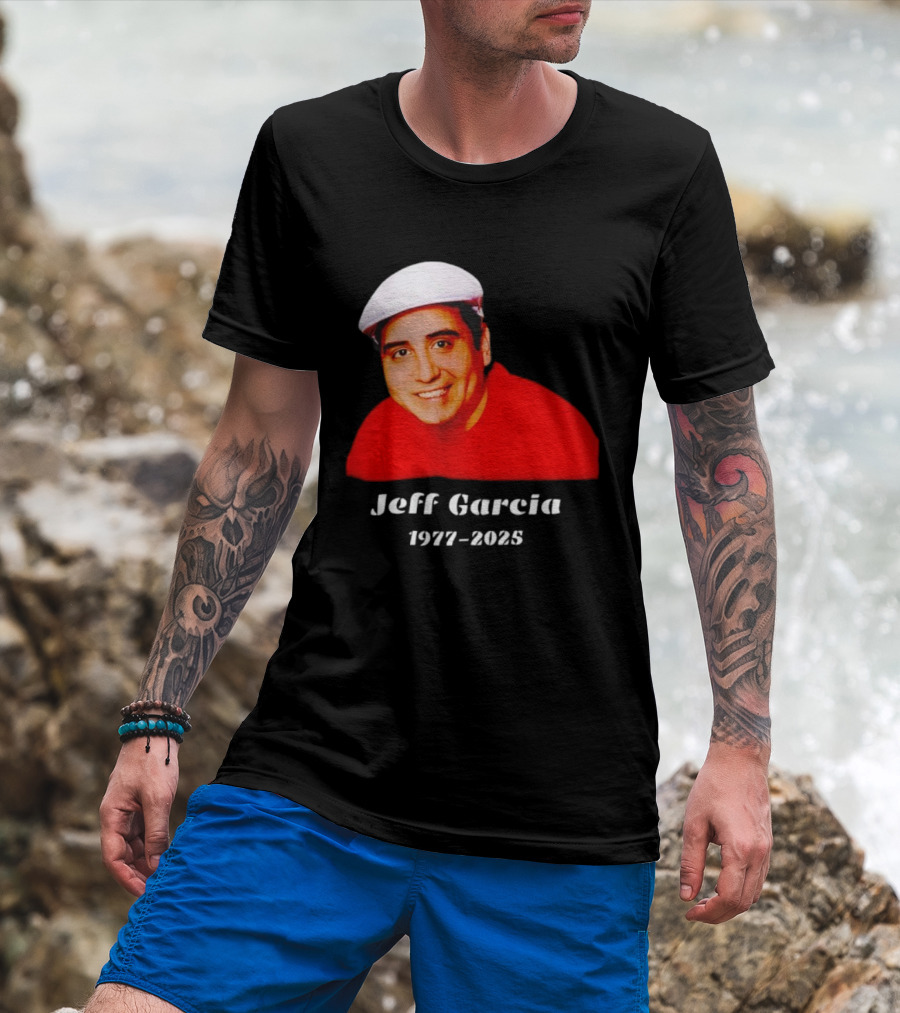 Jeff Garcia 1977-2028 Memorial Tribute Voice Actor T-Shirt