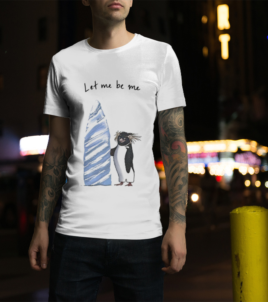 Cody Maverick Let Me Be Me Penguin With Surfboard T-Shirt