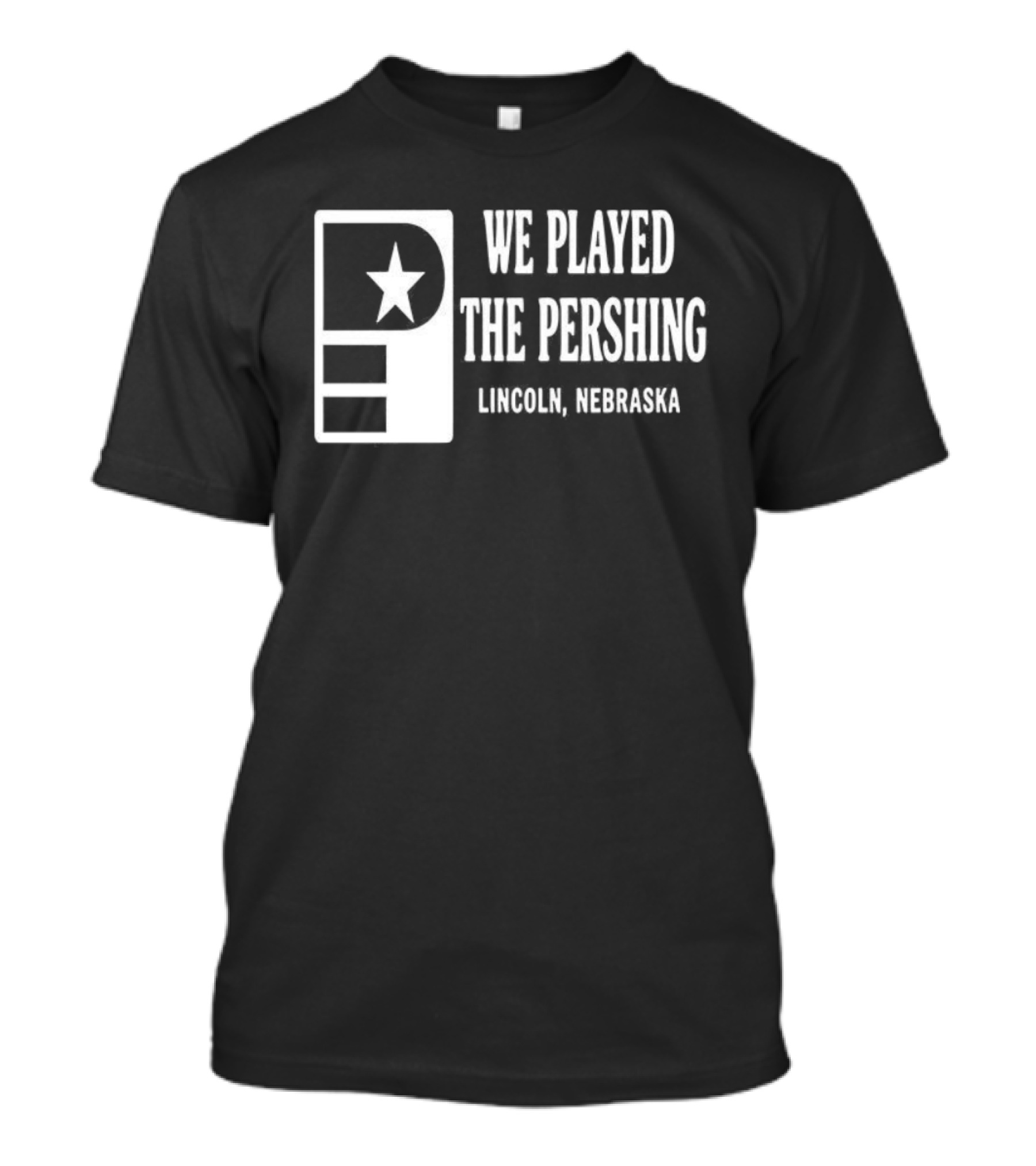 We Played The Pershing Lincoln Nebraska Star Icon T-Shirt