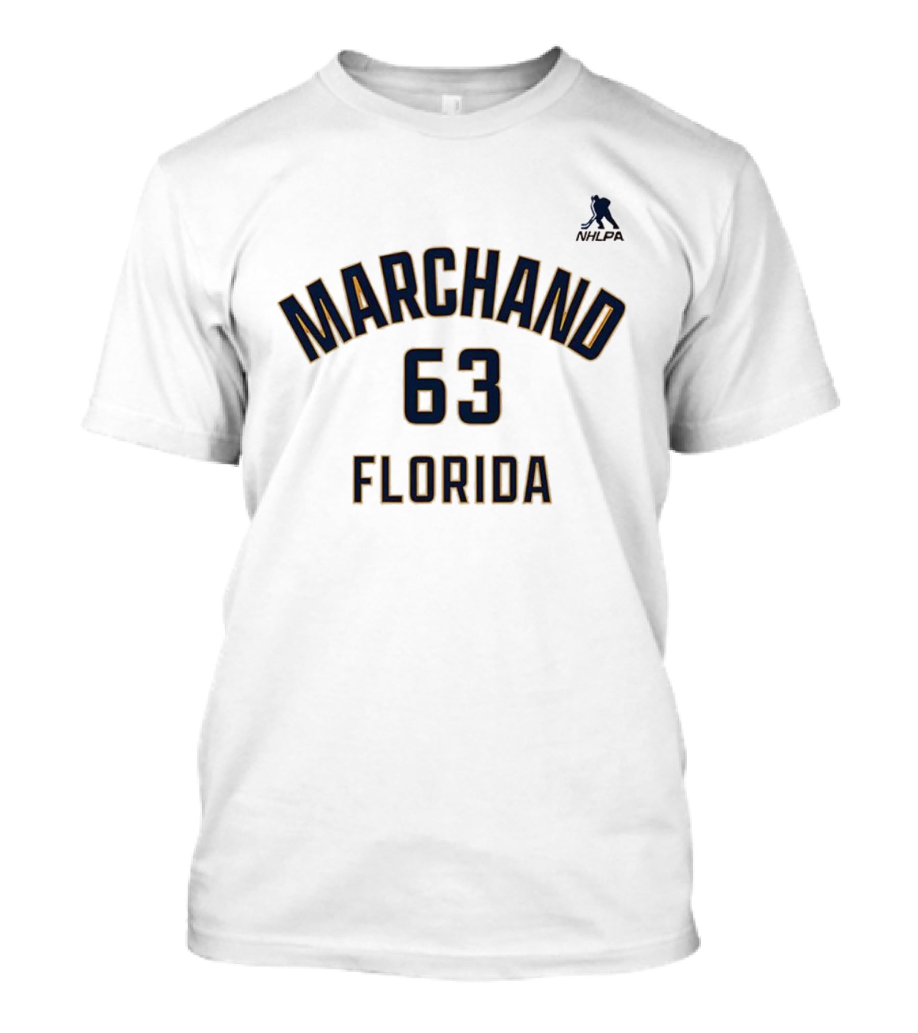 Marchand 63 Florida MLPA Ice Hockey Team T-Shirt