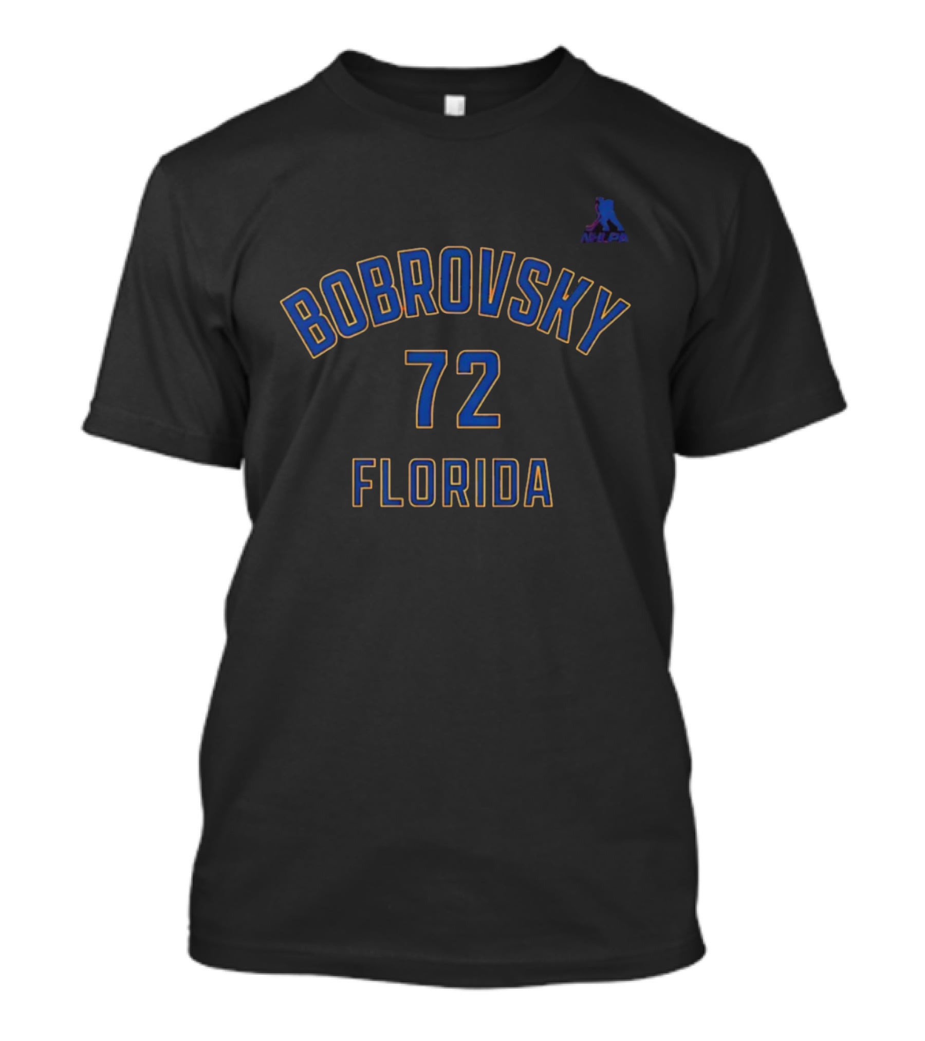 Bobrovsky 72 Florida NHLPA T-Shirt