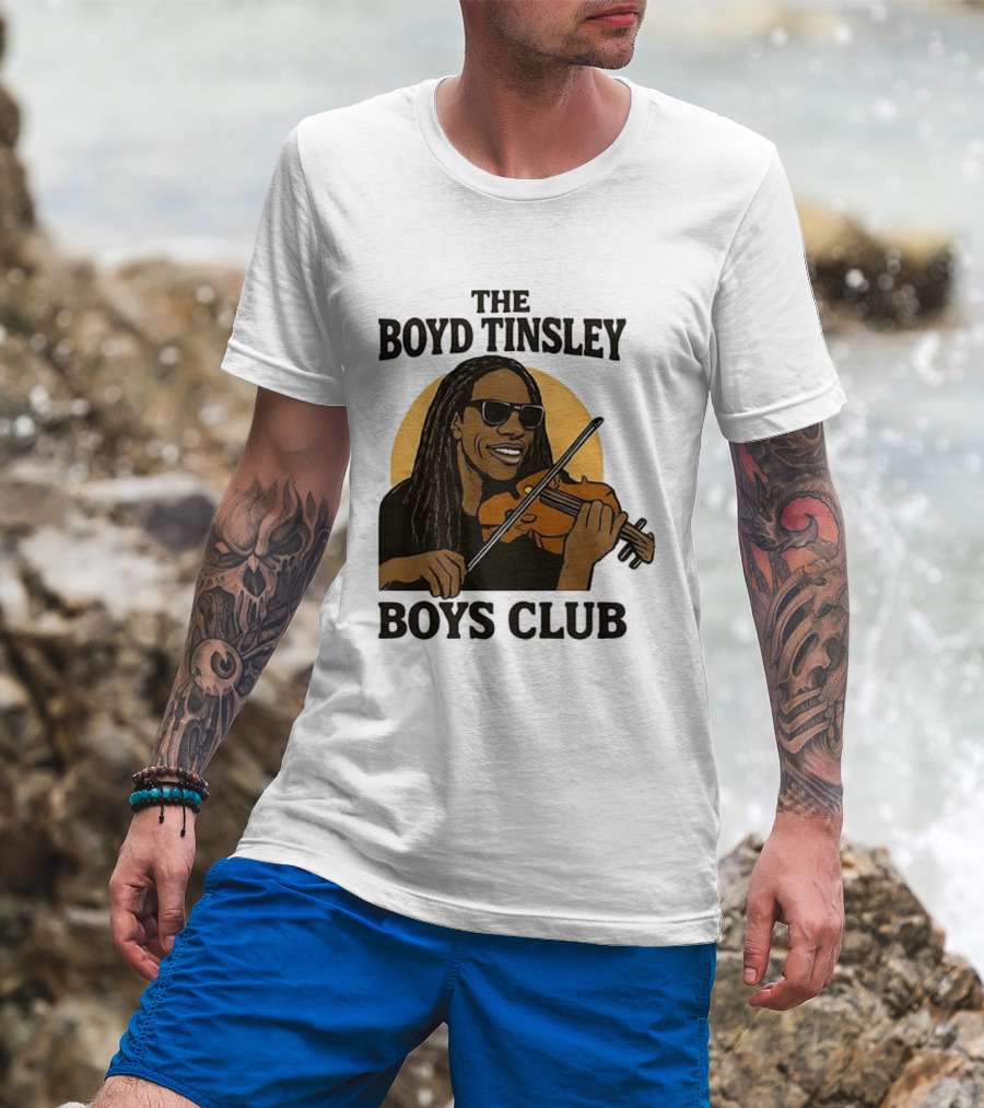 The Boyd Tinsley Boys Club Violinist Icon With Sunglasses T-Shirt