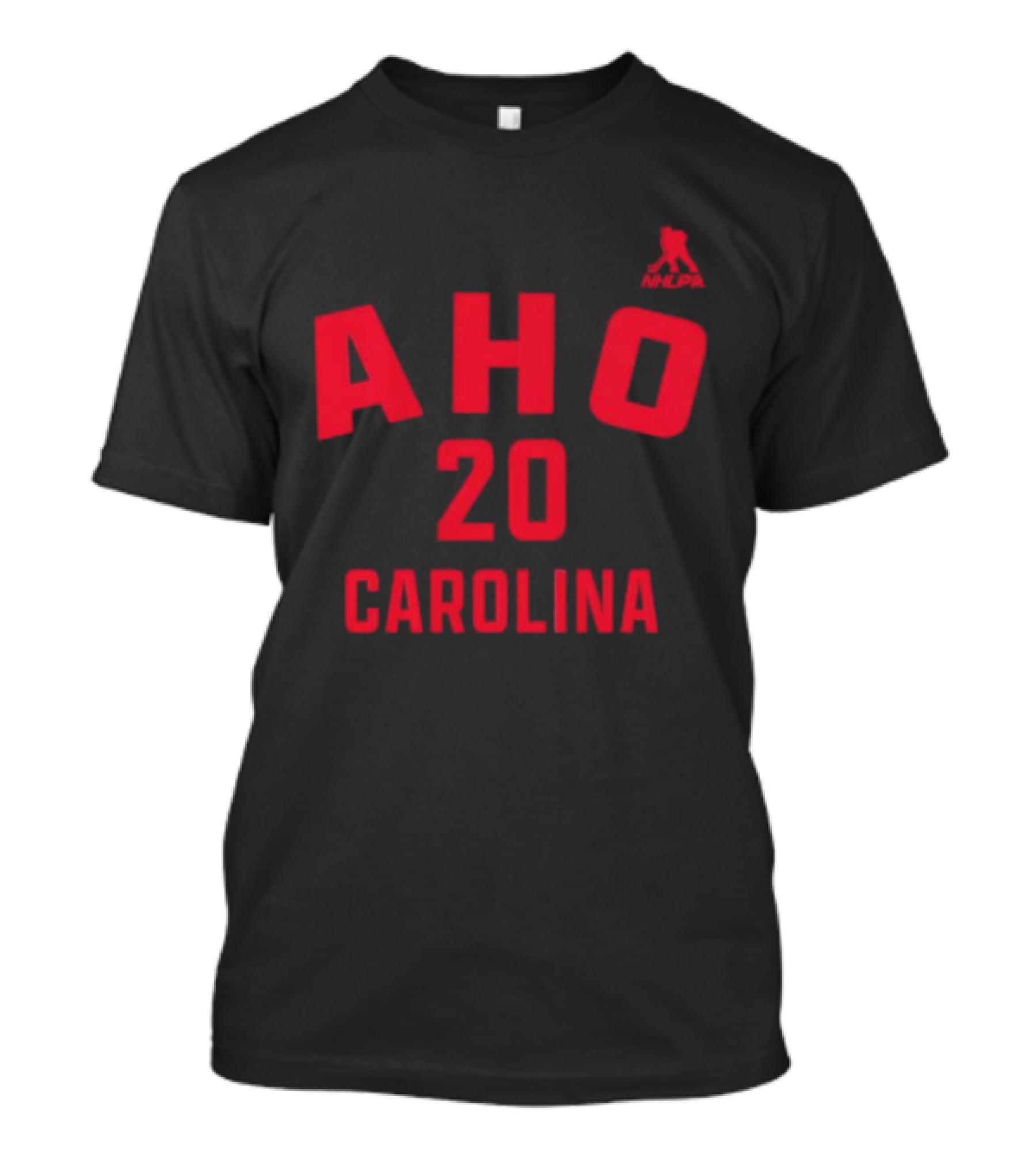 Carolina Hurricanes Aho 20 Name And Number T-Shirt