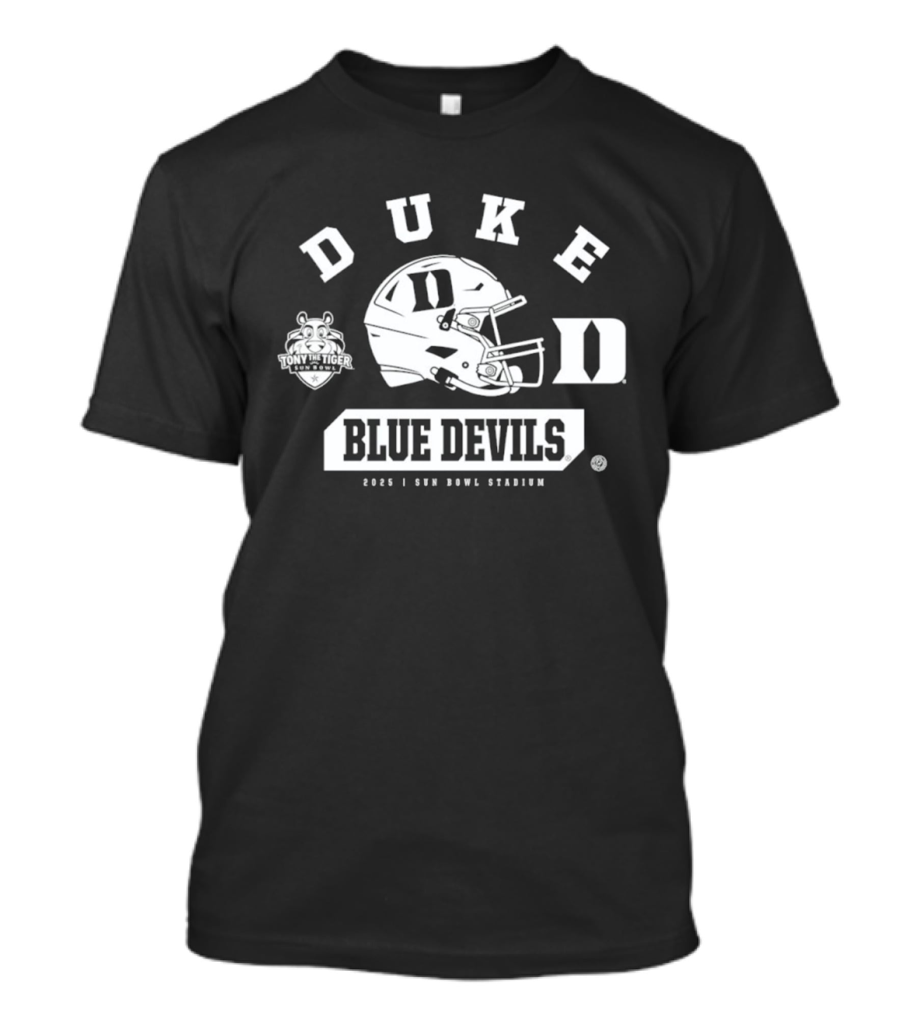 Duke Blue Devils Football Sun Bowl Stadium 2025 T-Shirt