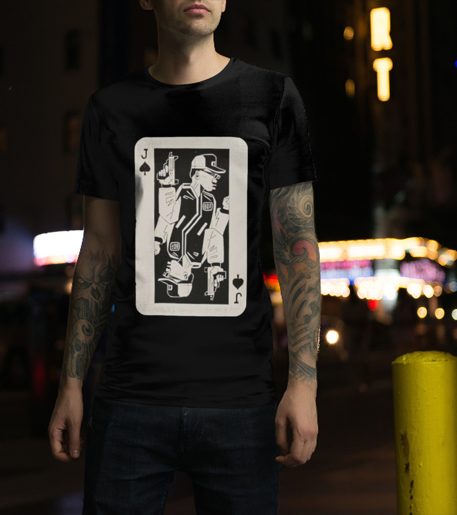 Jack Of Spades BDP 49 Retro Card Art T-Shirt