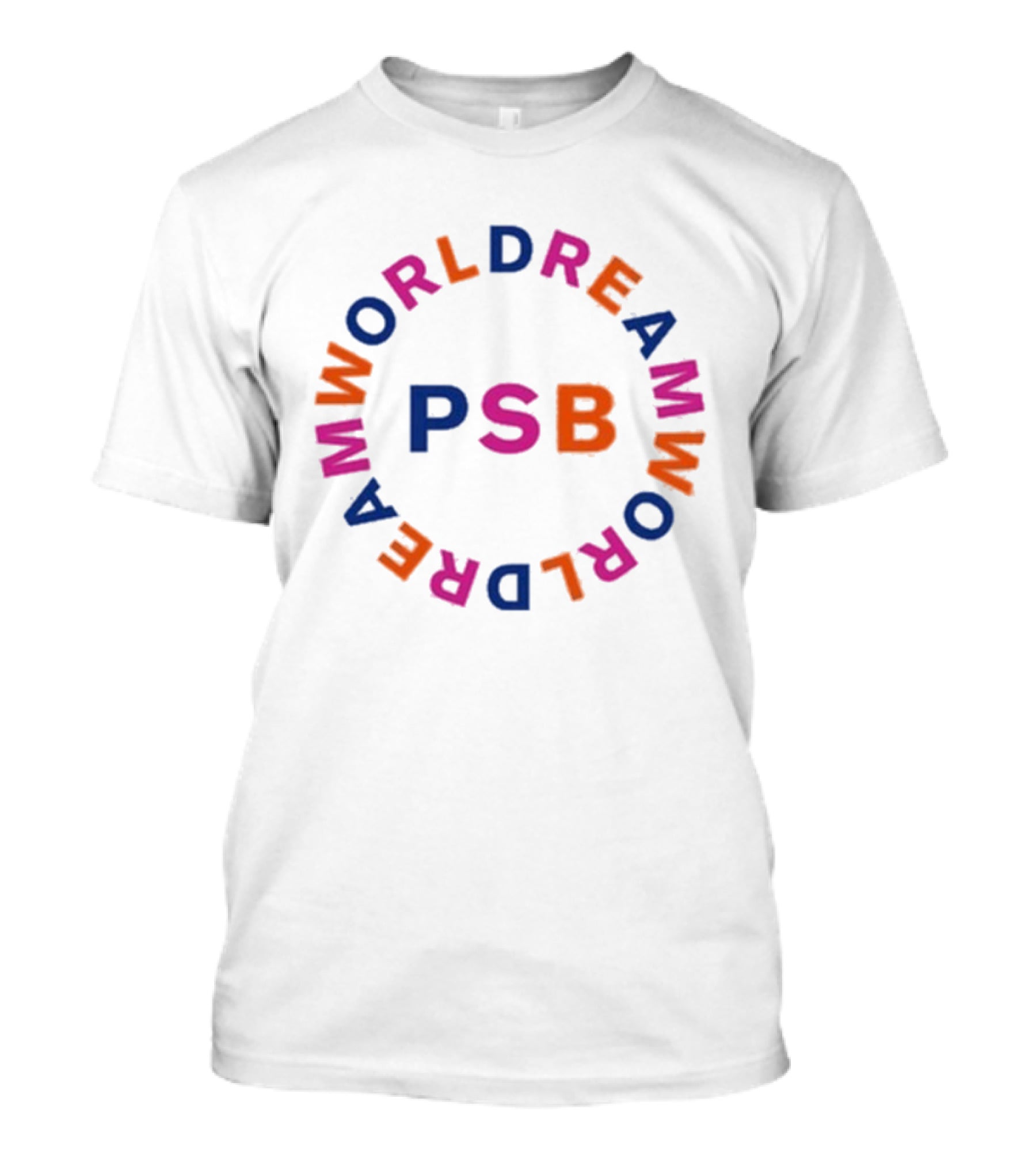 Pet Shop Boys PSB Dreamworld Circle Text T-Shirt