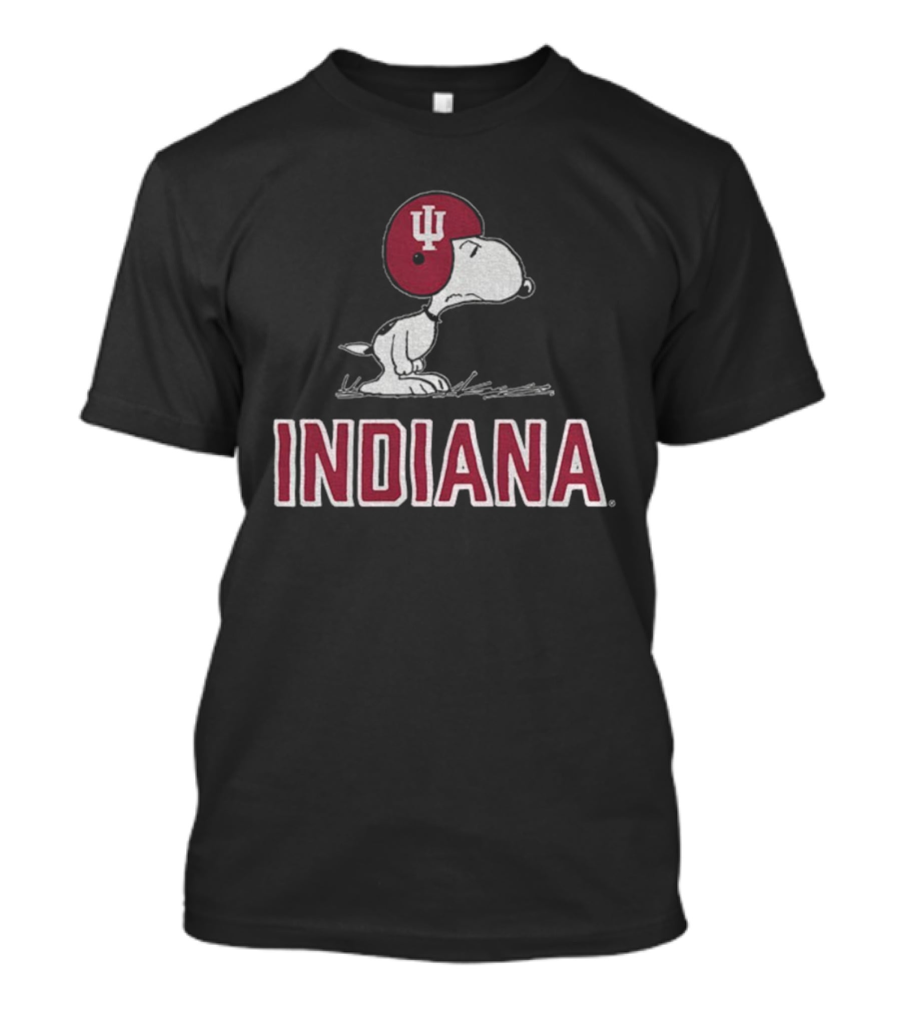 Indiana Hoosiers Snoopy Peanuts Football 2025 T-Shirt