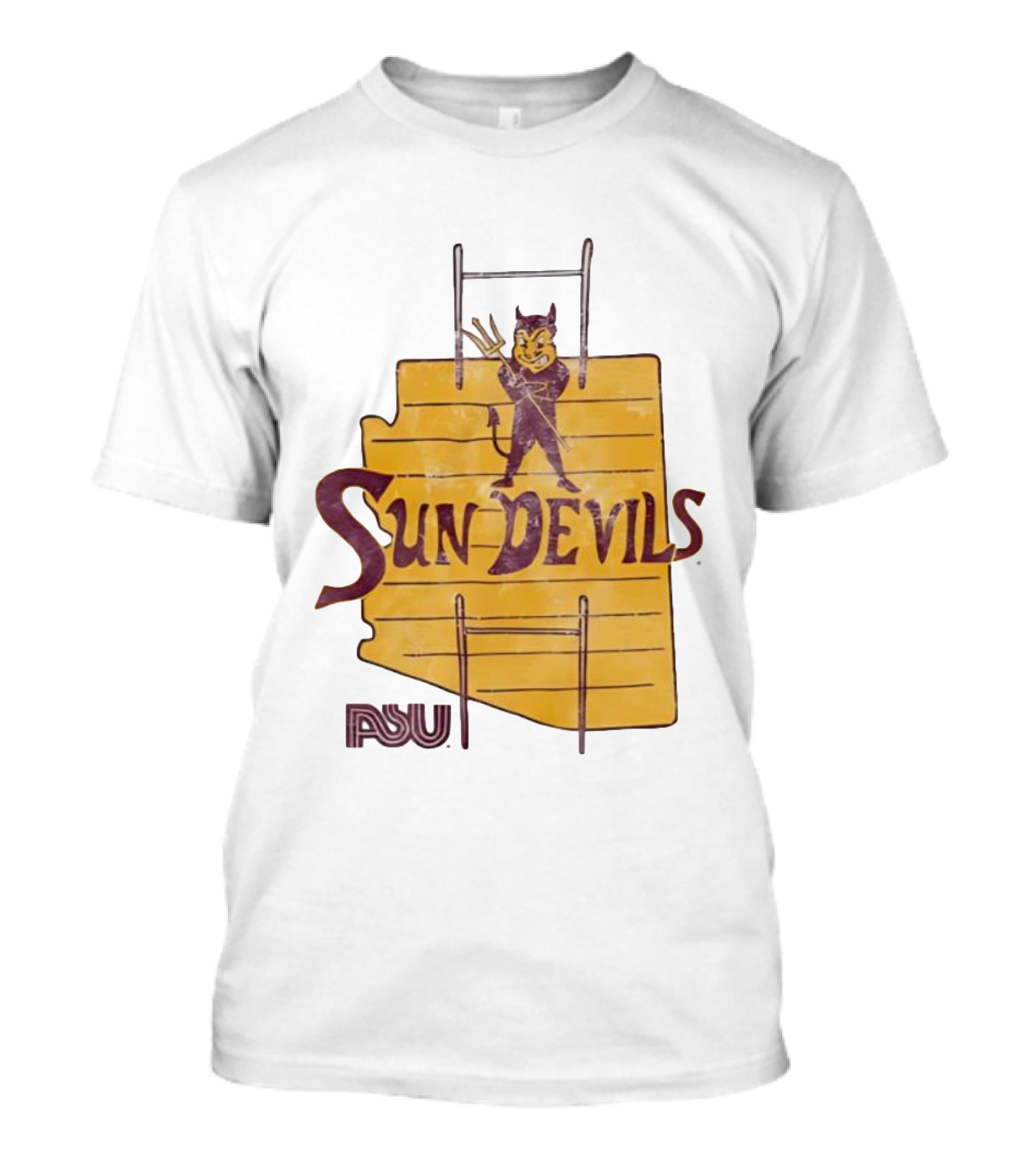Arizona State Sun Devils Vintage ASU Map T-Shirt