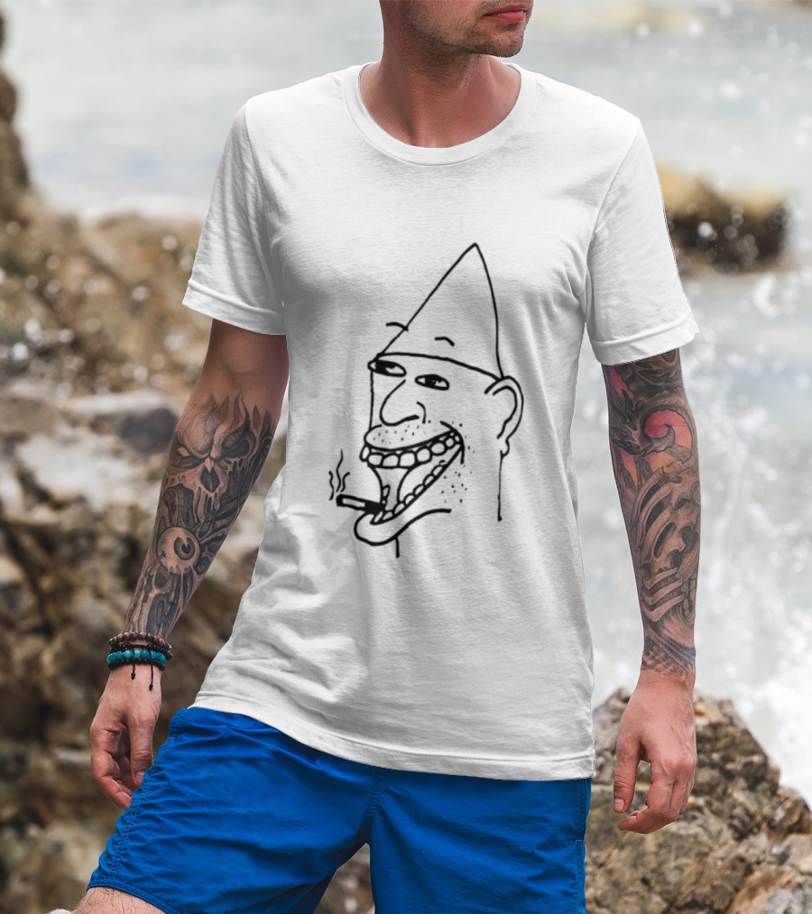 Goobsmooch Funny Smoking Cartoon Character T-Shirt