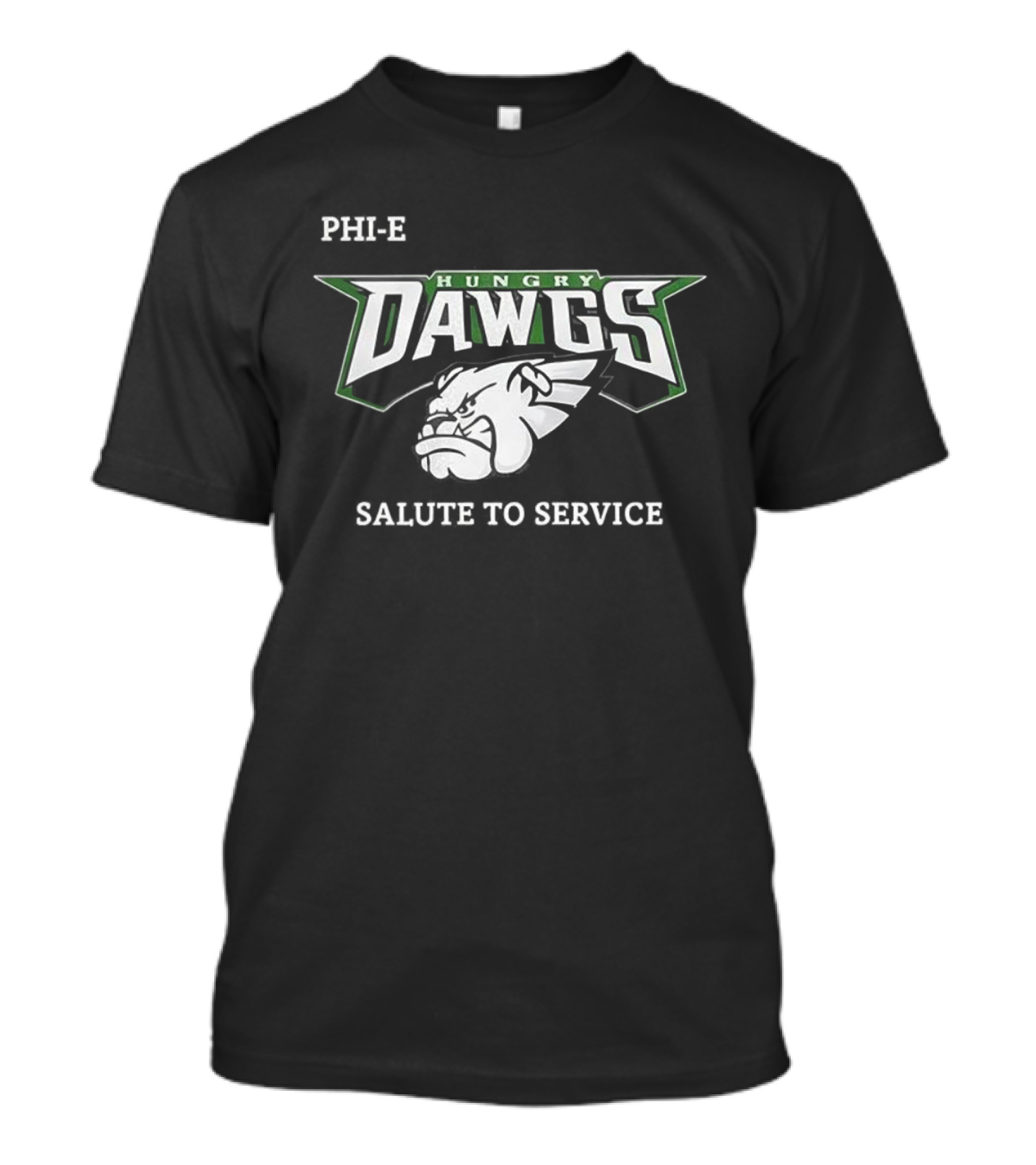 PHI K Hungry Dawgs Salute To Service T-Shirt