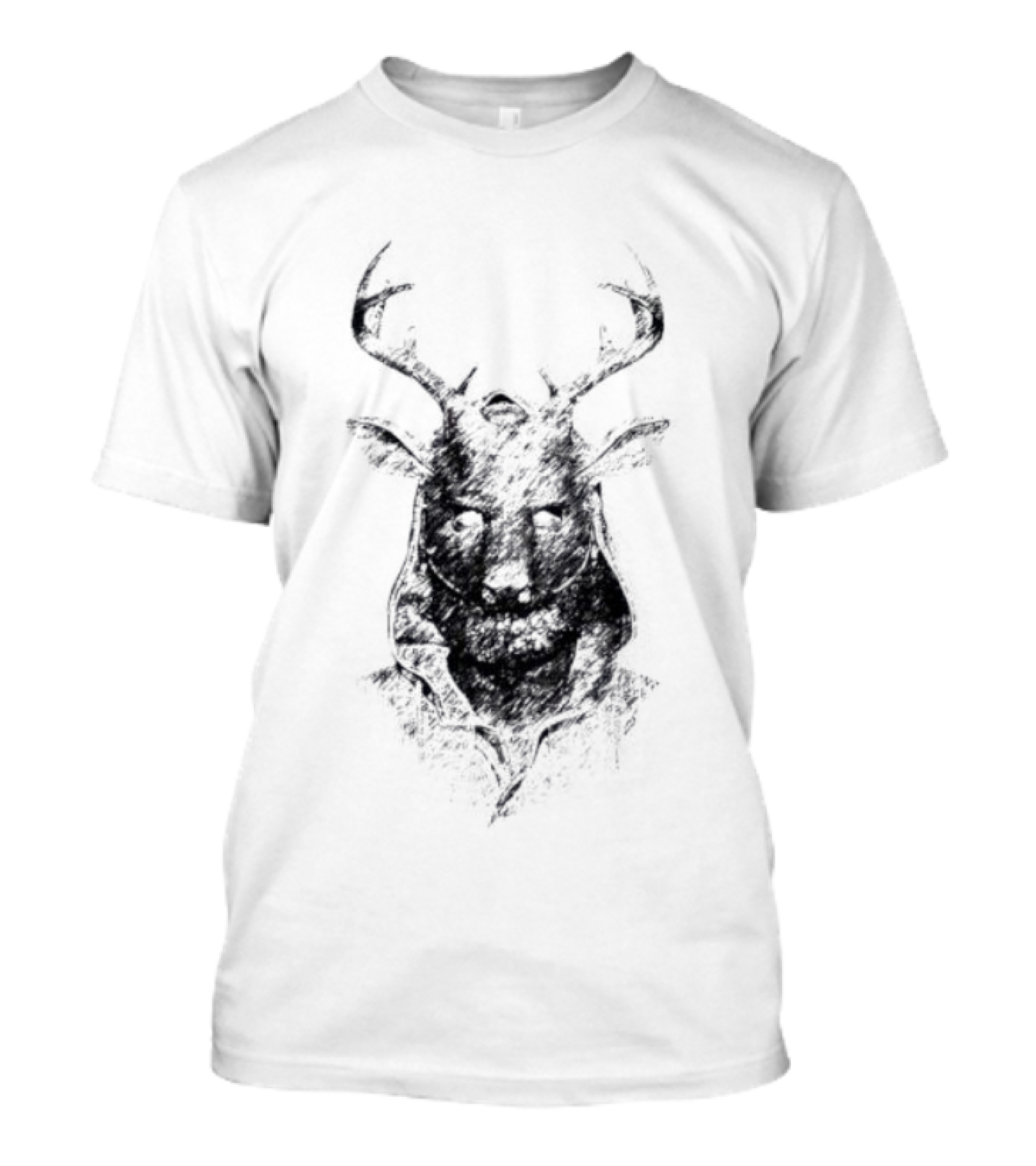 Mask Alan Wake Dark Antler Face T-Shirt
