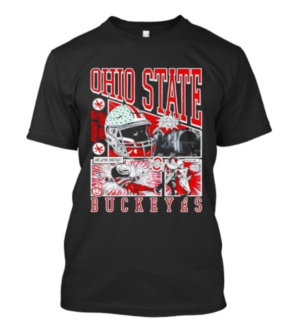 Ohio State Buckeyes Football Helmet Brutus Game Day Spirit T-Shirt