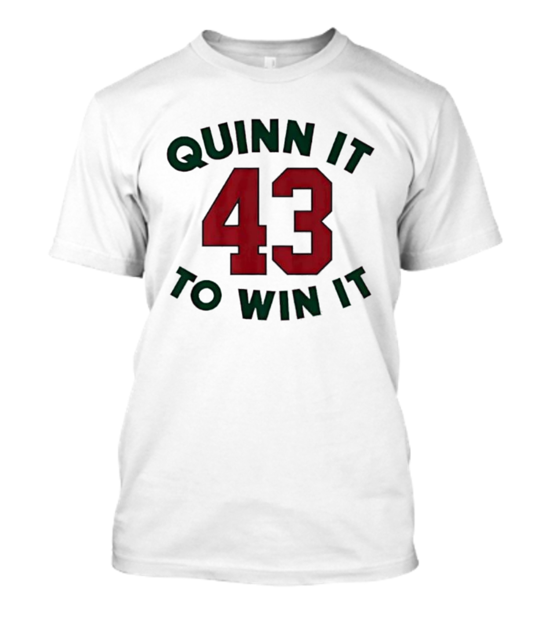 Quinn It To Win It 43 Minnesota Wild Hockey Quinn Hughes T-Shirt