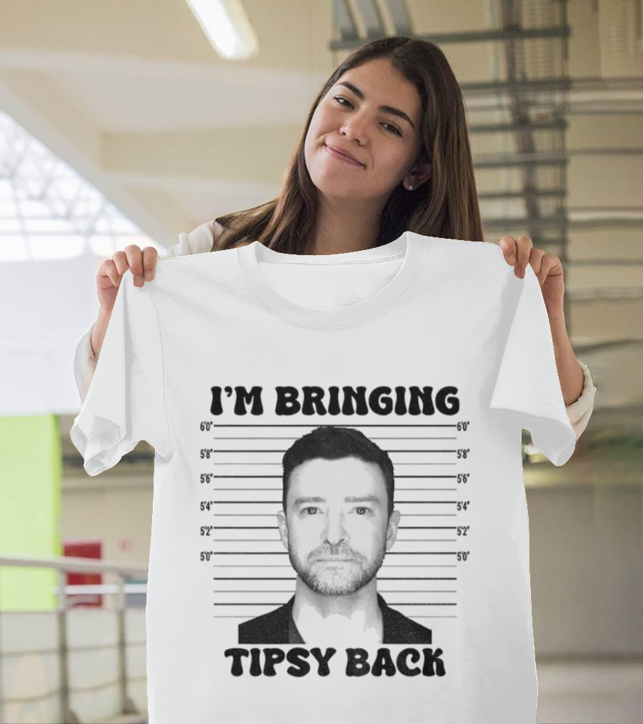 I'm Bringing Tipsy Back Shot Free Justin Vintage T-Shirt