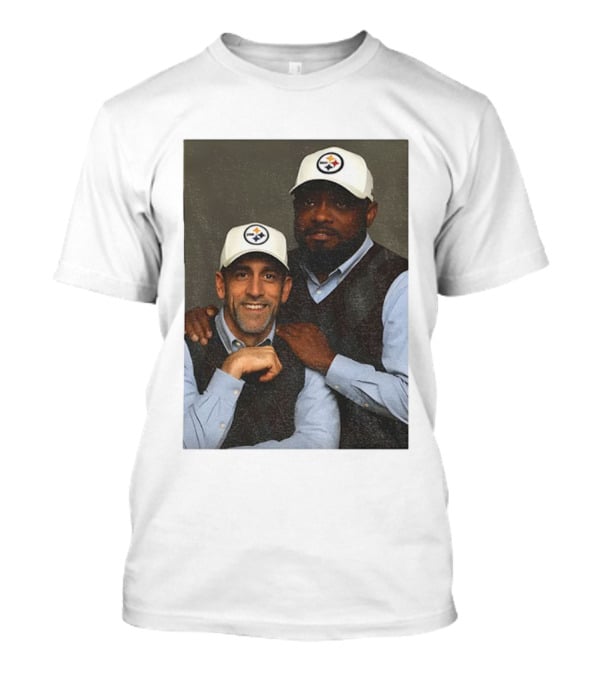 Mike Tomlin Aaron Rodgers Pittsburgh Steelers Step Brothers NFL Comedy Crossover T-Shirt