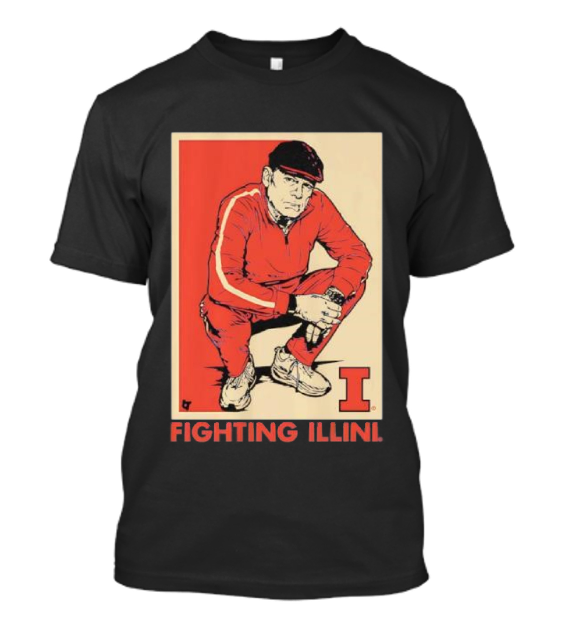 Fighting Illini Track Suit Illinois Basketball Coach Underwood T-Shirt