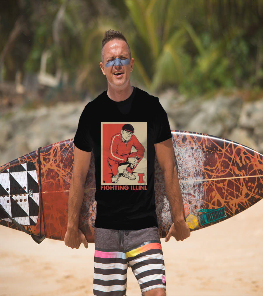 Fighting Illini Track Suit Illinois Basketball Coach Underwood T-Shirt