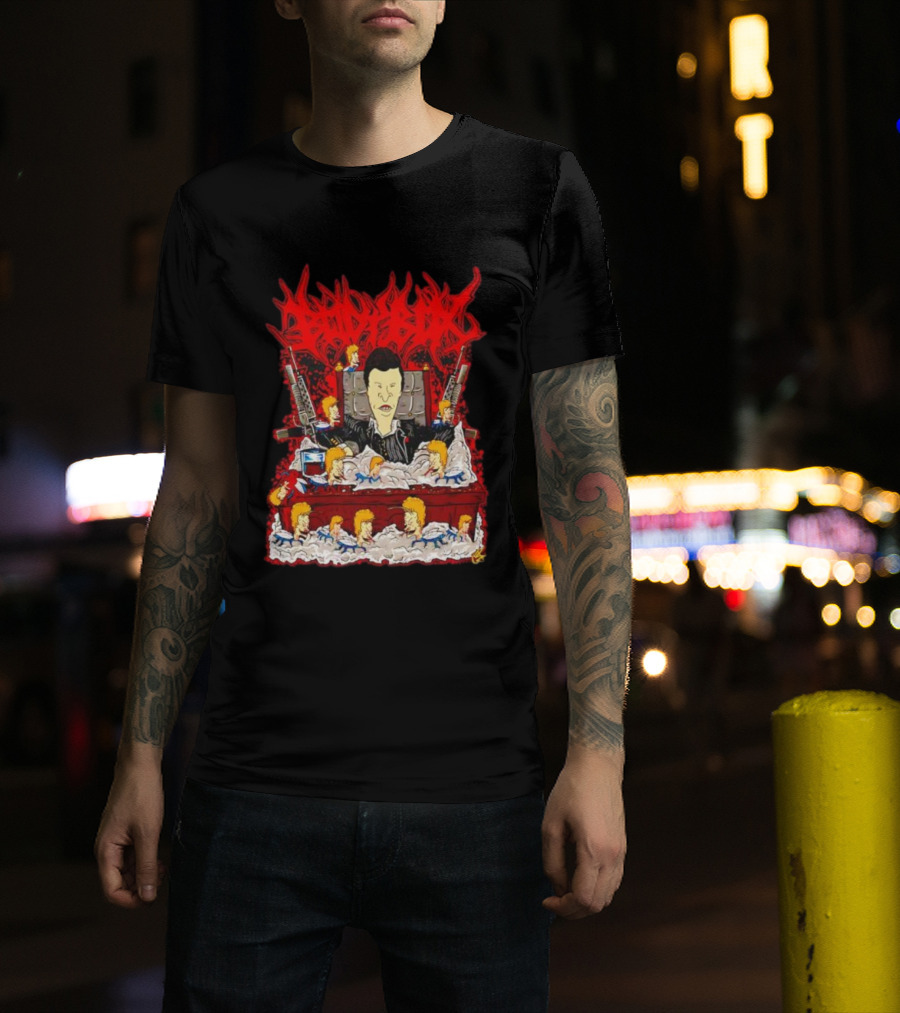 Beavis And Butthead Scoreface Scarface Mashup T-Shirt