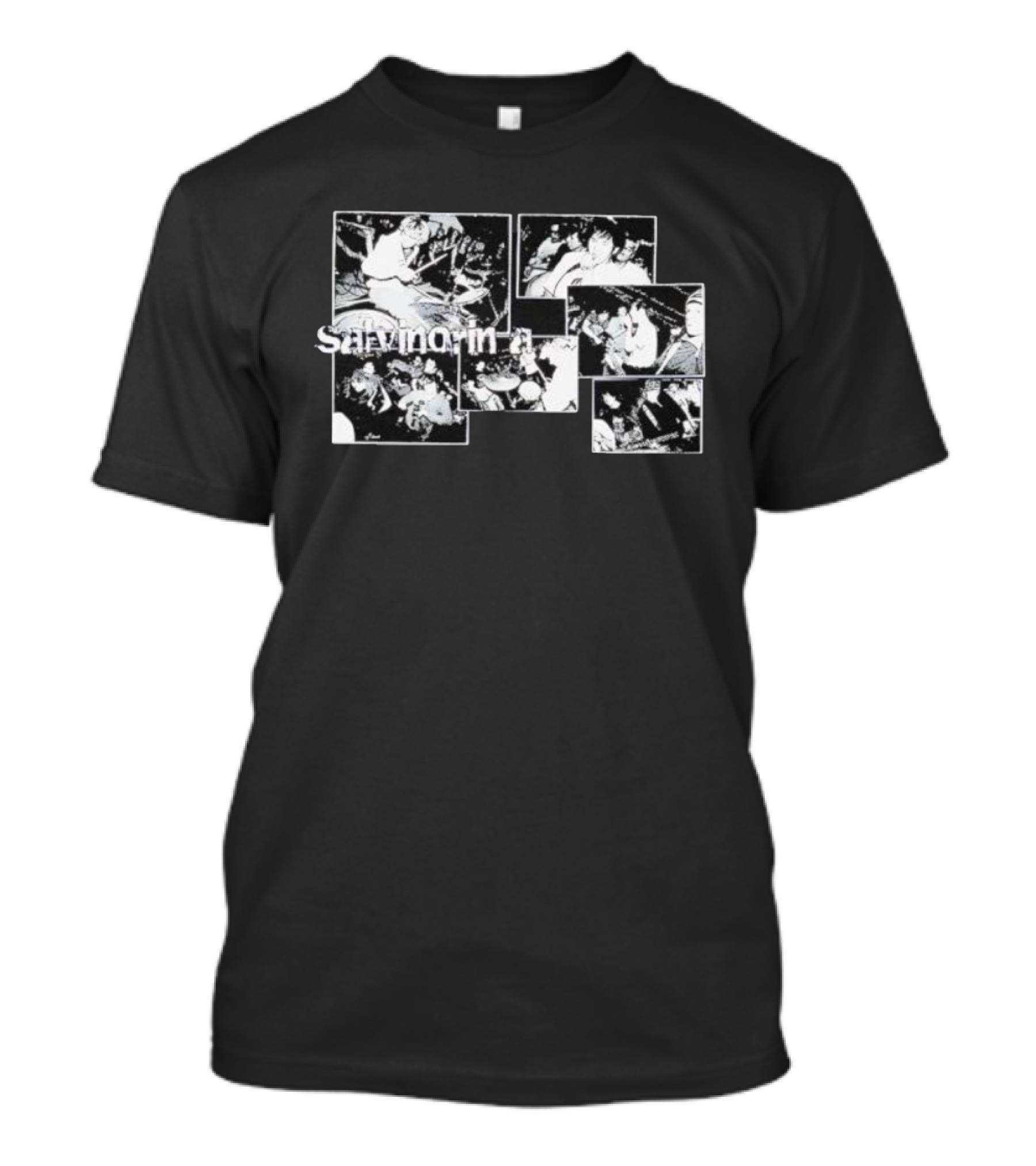 Sarvinorma Band Live Concert Black And White Photography T-Shirt