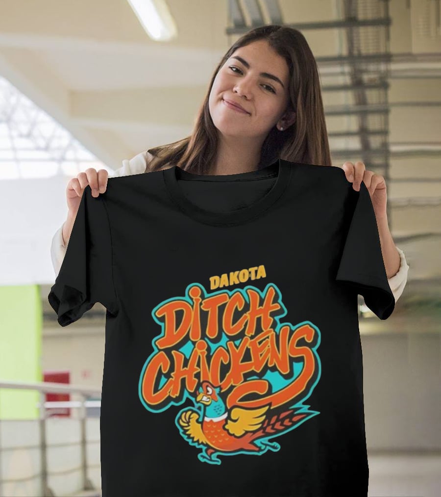Dakota Ditch Chickens Pheasant Graphic T-Shirt