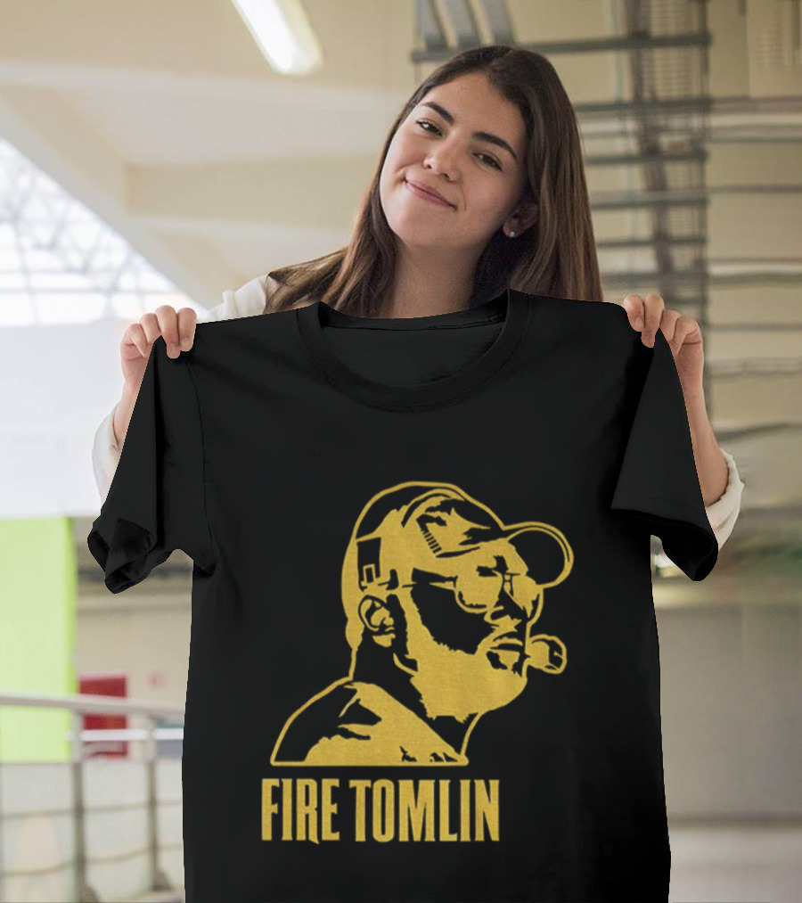 Mike Tomlin Fire Steelers Sketch Football NFL Coach T-Shirt