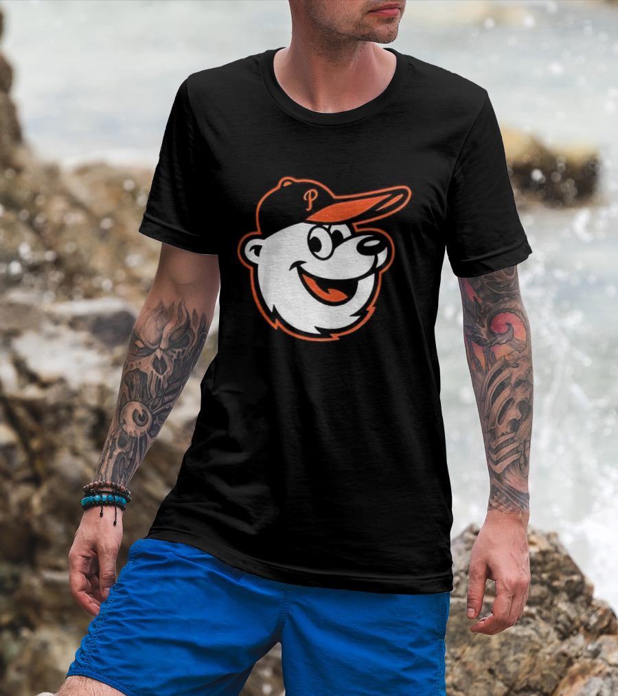 Baltimore Orioles Polar Bear Cap Iconic Sports Fan Favorite T-Shirt