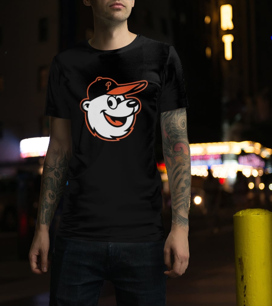 Baltimore Orioles Polar Bear Cap Iconic Sports Fan Favorite T-Shirt