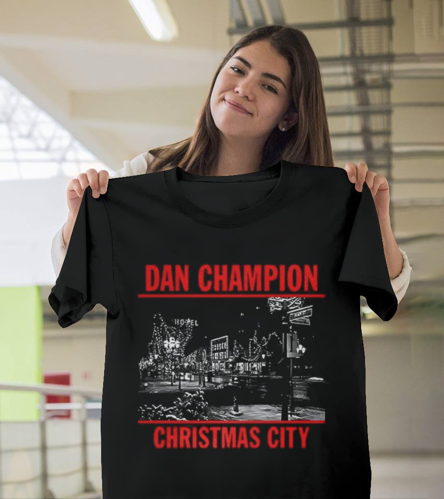 Dan Champion Christmas City Iconic Festive Scene T-Shirt