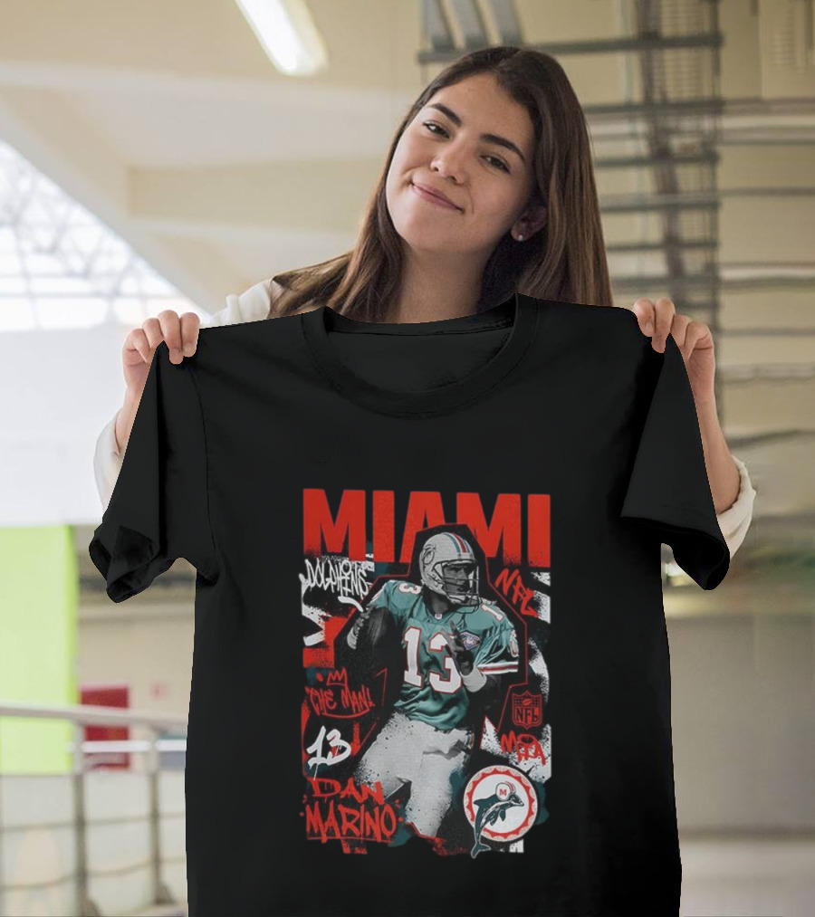 Miami Dolphins NFL Dan Marino The Man 13 T-Shirt
