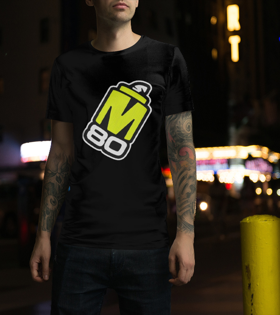 M80 Pro Player Gaming Esports Logo Spray Can T-Shirt