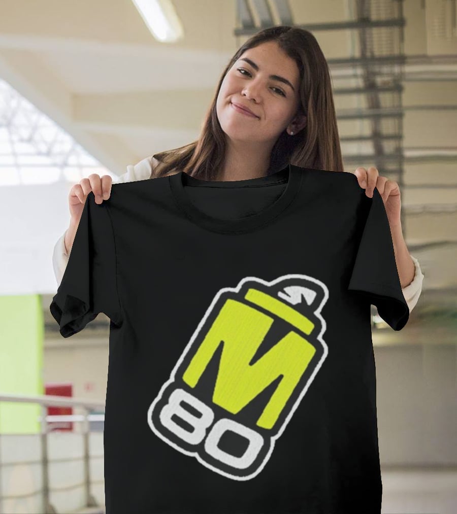 M80 Pro Player Gaming Esports Logo Spray Can T-Shirt
