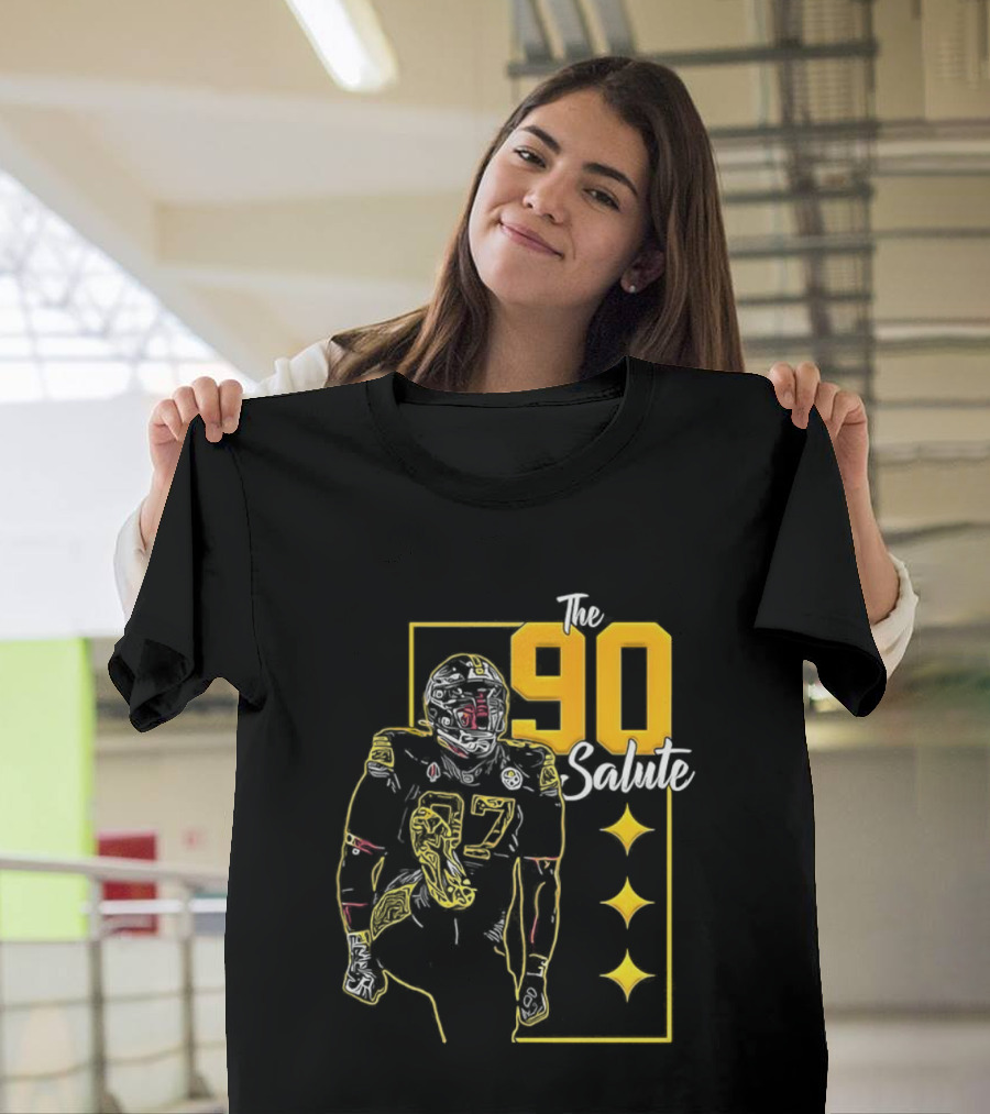 Pittsburgh Steelers J Watt The 90 Salute NFL T-Shirt