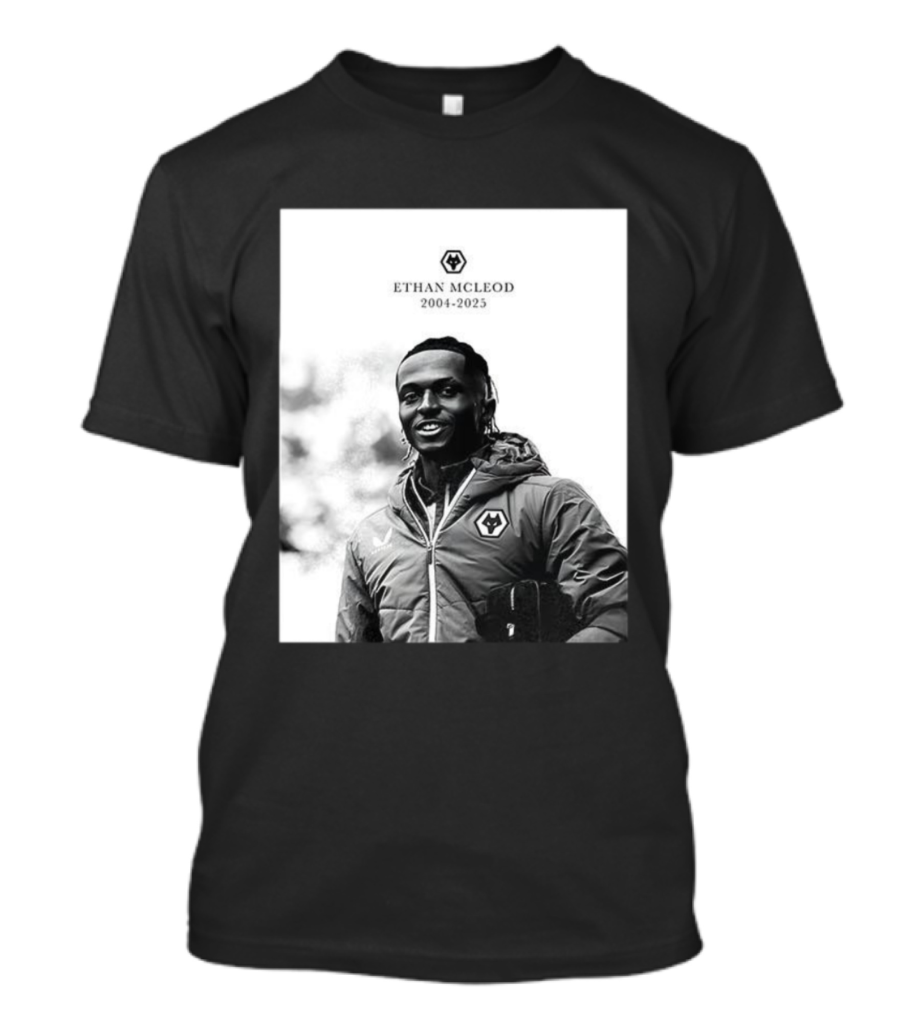 Ethan McLeod 2004-2025 Wolves Tribute T-Shirt