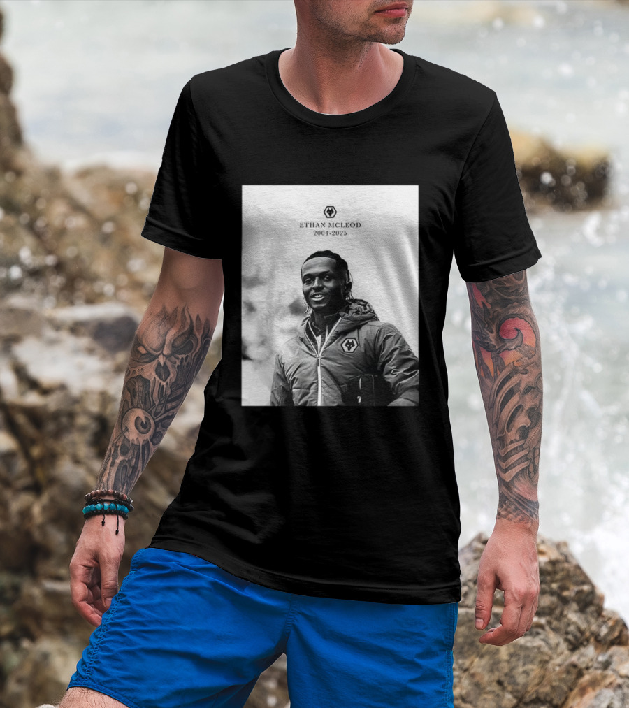 Ethan McLeod 2004-2025 Wolves Tribute T-Shirt
