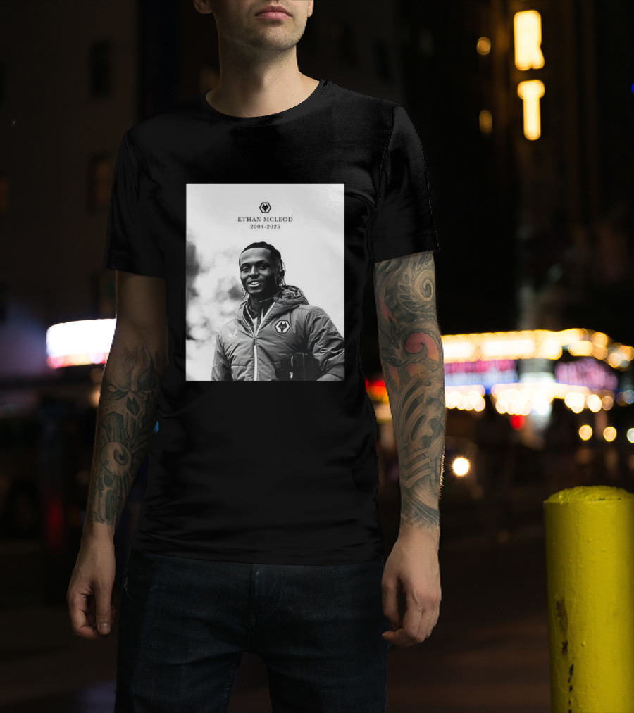 Ethan McLeod 2004-2025 Wolves Tribute T-Shirt