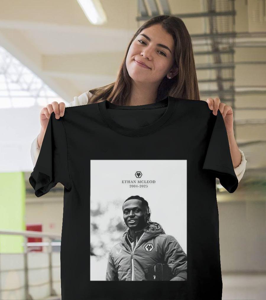 Ethan McLeod 2004-2025 Wolves Tribute T-Shirt