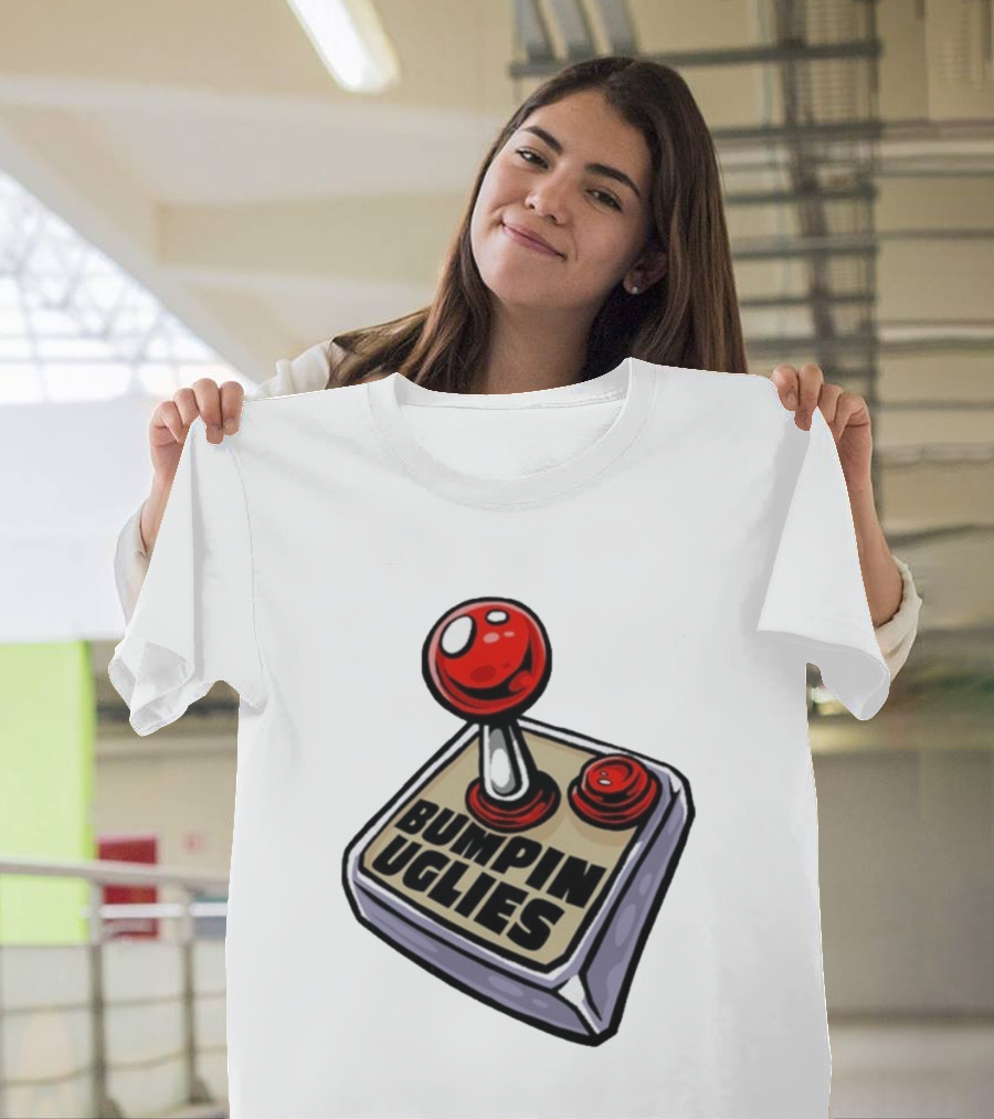 Bumpin Uglies Make It Through The Day Joystick Retro Style T-Shirt
