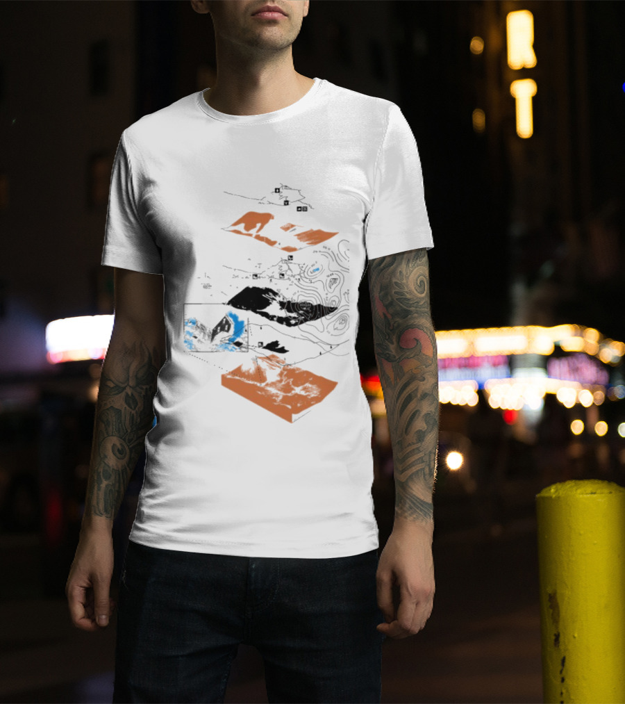 Free Finga Žemėlapis Naktinis Tikrai Užteks Ribotas Spalvos T-Shirt