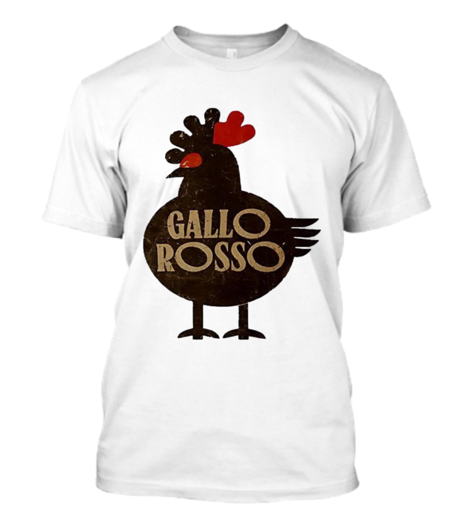 Gallo Rosso Heart Chicken T-Shirt