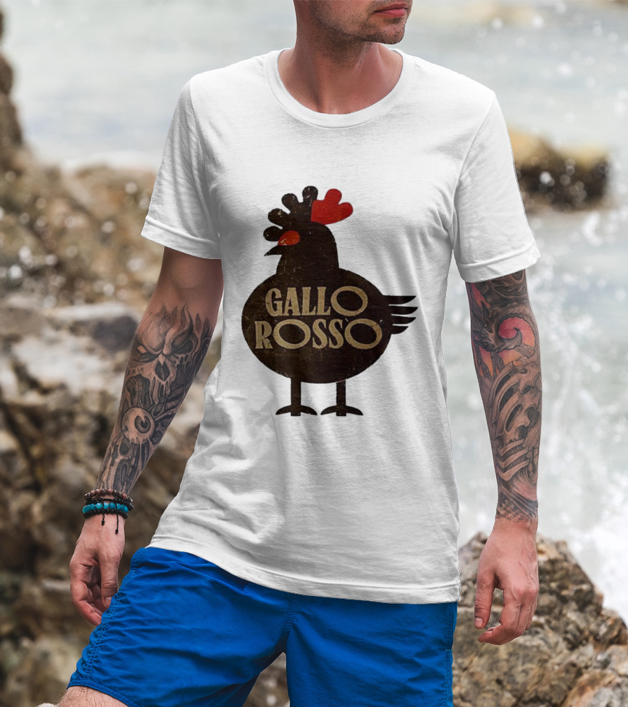 Gallo Rosso Heart Chicken T-Shirt