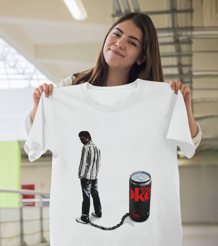 Diet Coke Freshwater Humor Tied With Chains T-Shirt