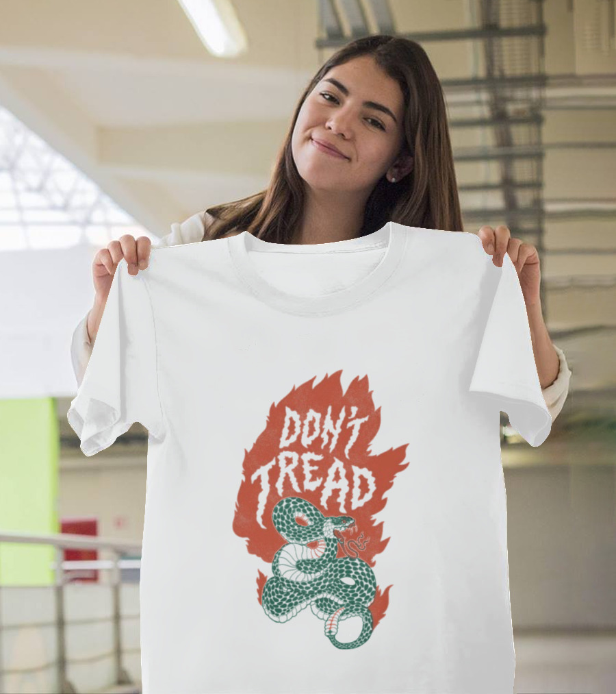 Don’t Tread Green Snake Flame T-Shirt