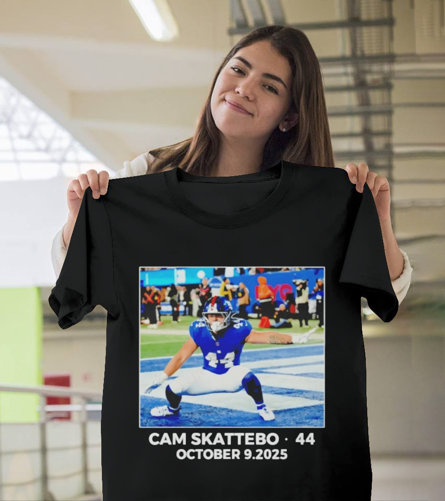Cam Skattebo 44 October 9 2025 Football Action T-Shirt