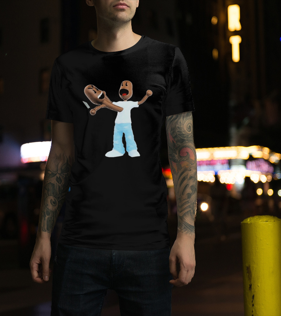 Kid Cudi Scotty Ramon Versus Cartoon Characters Clash T-Shirt