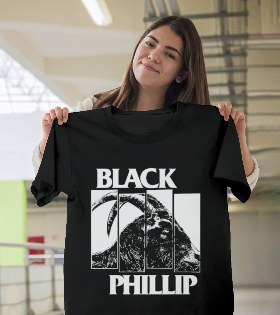 Black Phillip The Witch Goat Black Flag T-Shirt