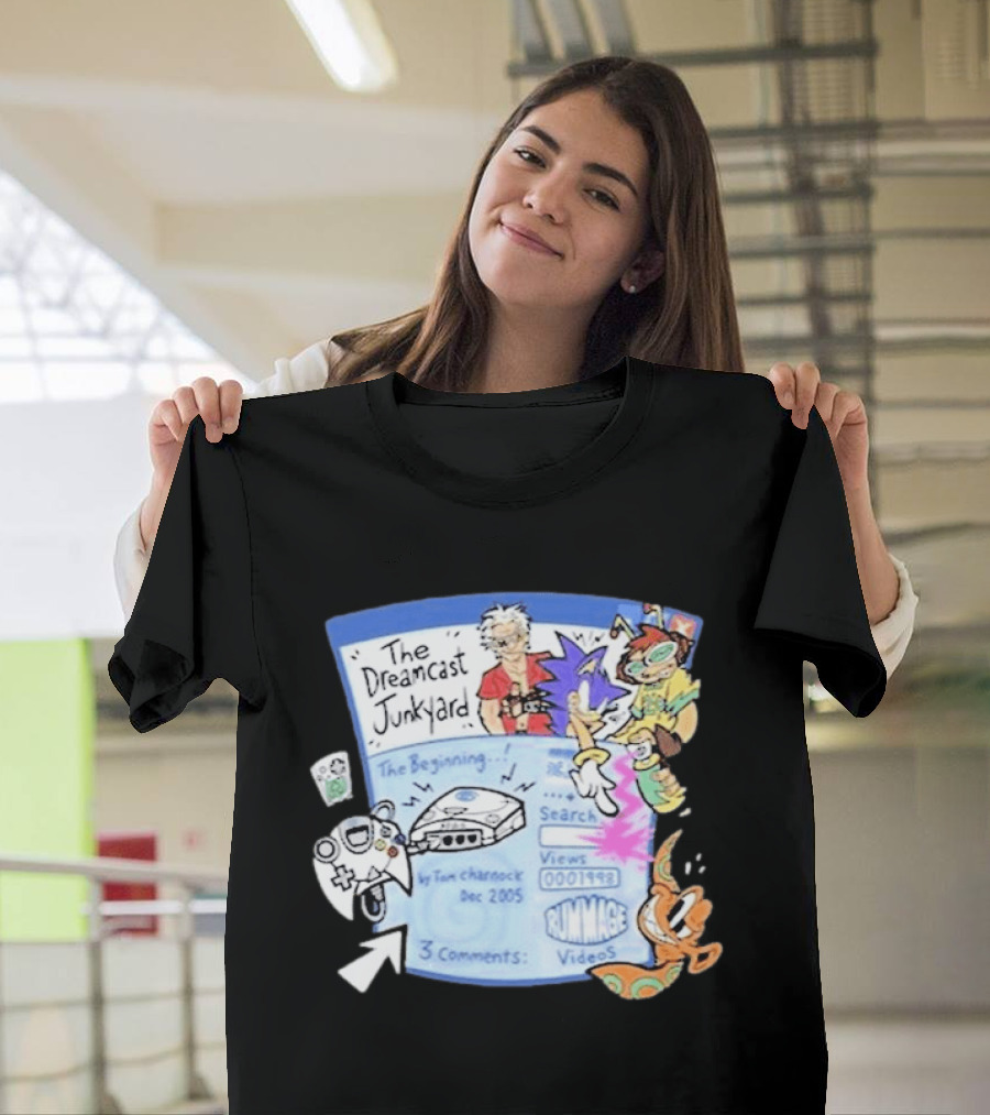 The Dreamcast Junkyard Animated AF Dec 2005 Tom Charnock Rummage Videos T-Shirt