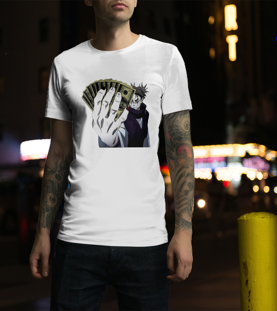 Choso Jujutsu Kaisen Money Fan Anime T-Shirt